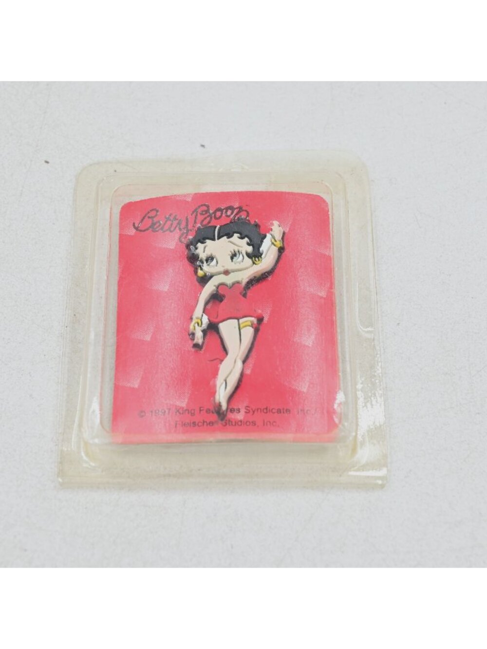 Betty Boop Pinback Button Vintage 1997 Original Packaging Gift